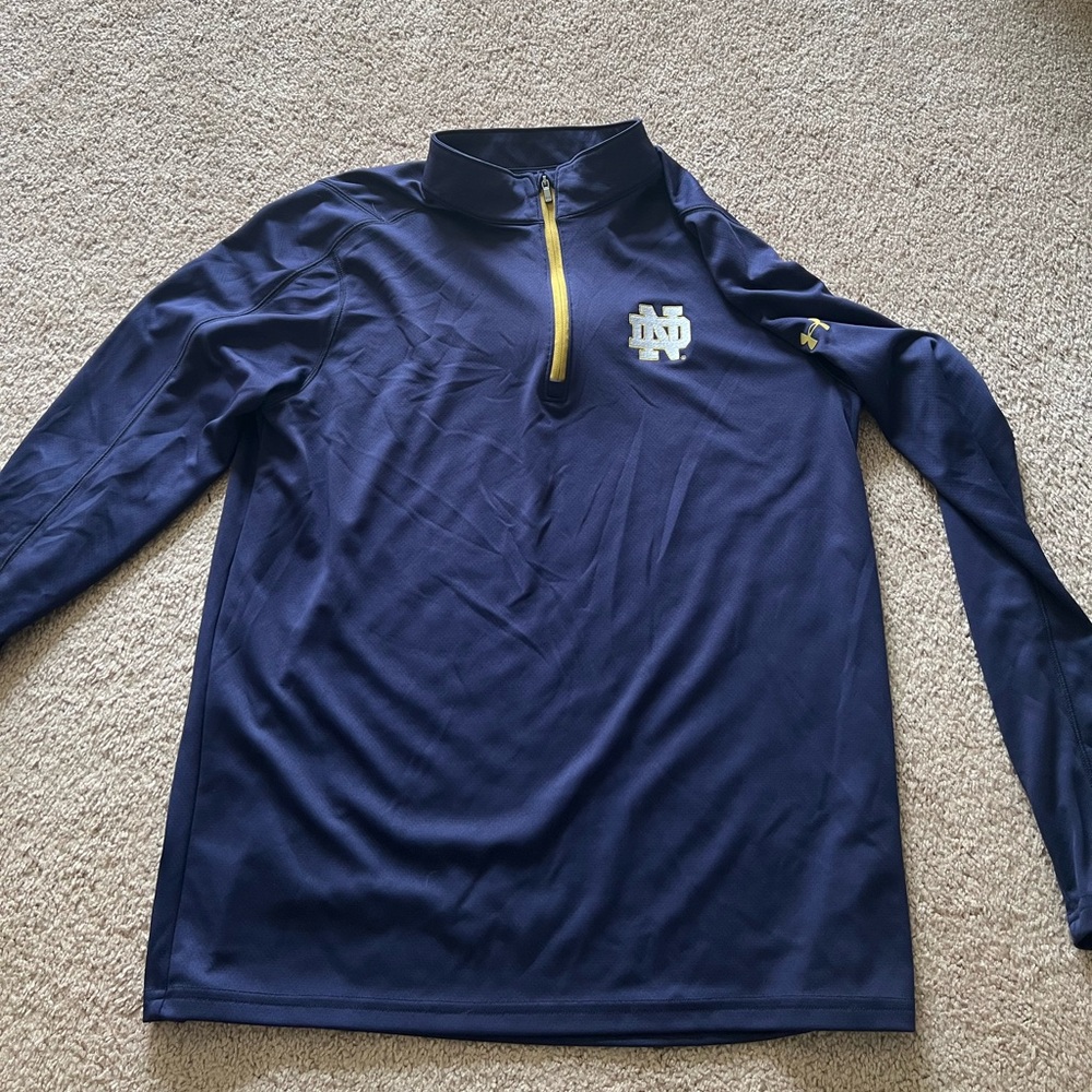 Under Armour Notre dame golf 1/4 zip up